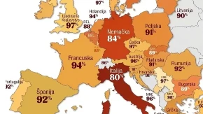 Nova mapa Evrope zapalila mreže: Preko Srbije stoji 97% – evo šta stoji iza toga!