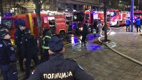  Zapaljen lokal u centru Beograda!  Vlasnik je je ruski državljani, a u njemu se okupljaju njegovi  sunarodnici