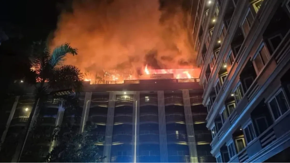 Vatra guta hotel, izlaza nema: Užasne scene sa Tajlanda, ljudi zarobljeni u plamenu (VIDEO)