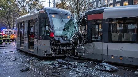 Jeziv čeoni sudar tramvaja u centru grada! Ljudi leteli kroz vozila, skoro 30 povređenih