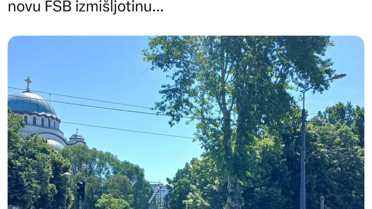 "Doneli im p***s Isusa Hrista!" Blokader izvređao vernike ispred Hrama Svetog Save