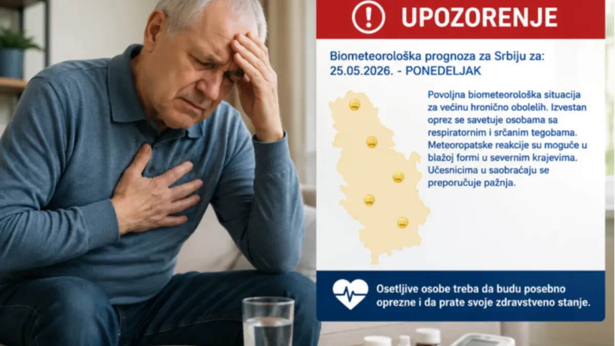Stiglo upozorenje za građane: Vremenske prilike mogu izazvati probleme ovoj grupi građana