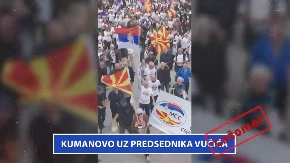 Kumanovo uz predsednika Vučića (VIDEO)