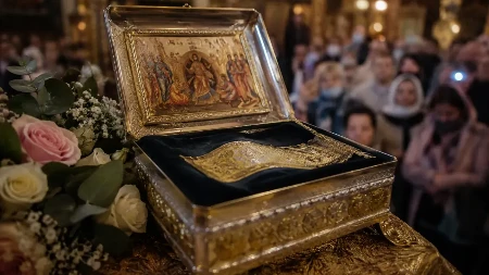 Pojas Presvete Bogorodice prvi put u Bogorodičinom gradu: Sveštenik objasnio zašto je ovo posebno važno za žene