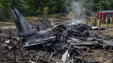 Američki vojni avion eksplodirao u letu?! Letelica se raspala u paramparčad, piloti bežali sekund pre smrti