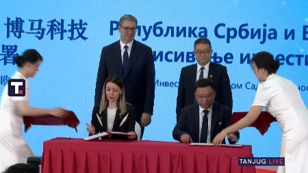 Potpisivanje ugovora u Kini! Stižu nove velike investicije u Srbiju!  (VIDEO)