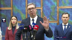 "Najbolje da se vratimo u pećine" Vučić oduvao blokadere i poručio: Srbija ide u nebesa kad izađu prvi roboti