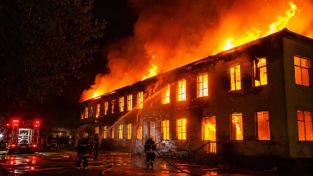 „Ima puno mrtve dece“: Stravičan požar progutao dom učenica, devojčice skakale kroz prozore da se spasu
