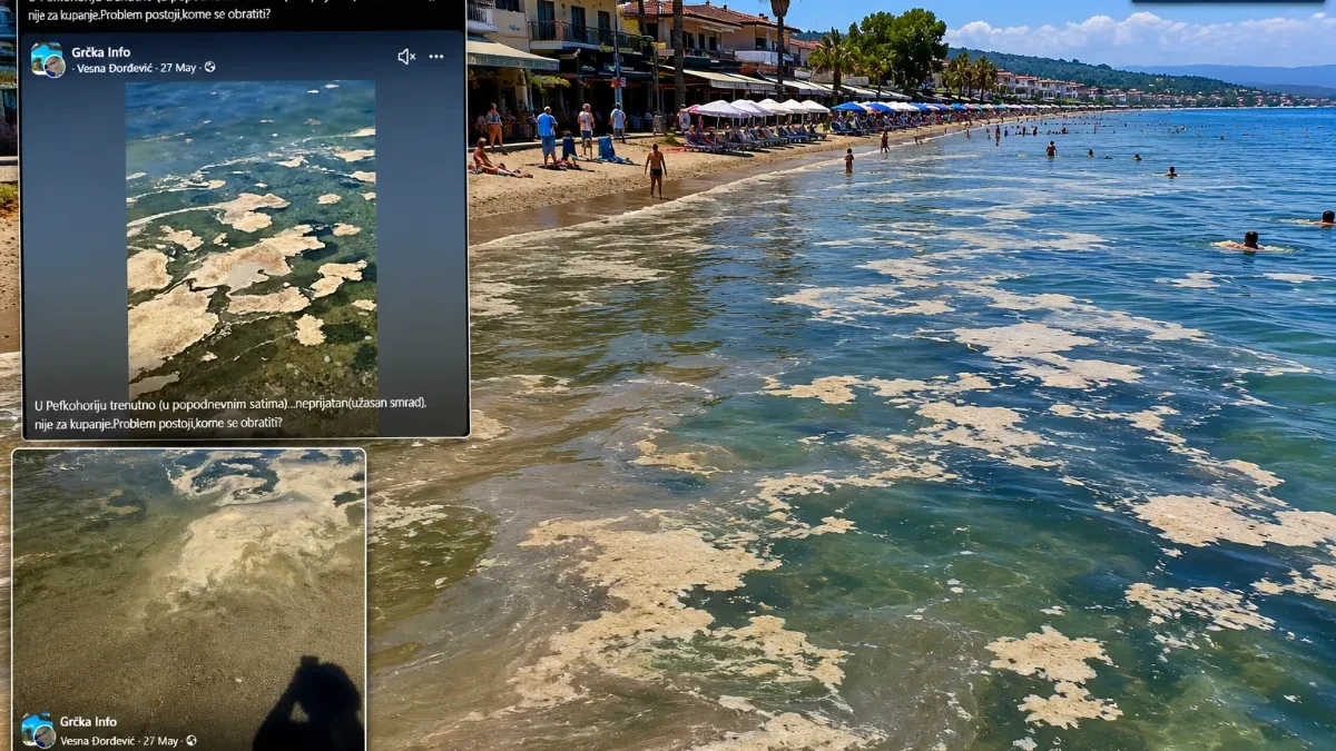 Srbi u šoku na omiljenom letovalištu: More smrdi, plaže prazne, turisti beže iz Pefkohorija