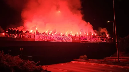 Veličanstven doček za predsednika Vučića: Sinoć je grmelo u Beogradu - "Aco, Srbine!"