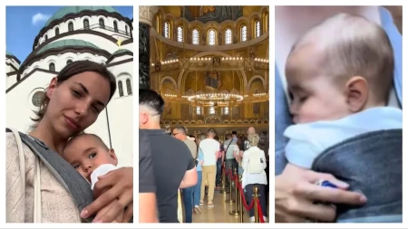 Sa bebom u naručju satima čekala da celiva Pojas Presvete Bogorodice! Srpkinja za Mame.rs: Ovo ću pričati ćerki ceo život