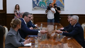 Vučić sa Bocan-Harčenkom: Predsednik se sastao sa ambasadorom Rusije (FOTO)