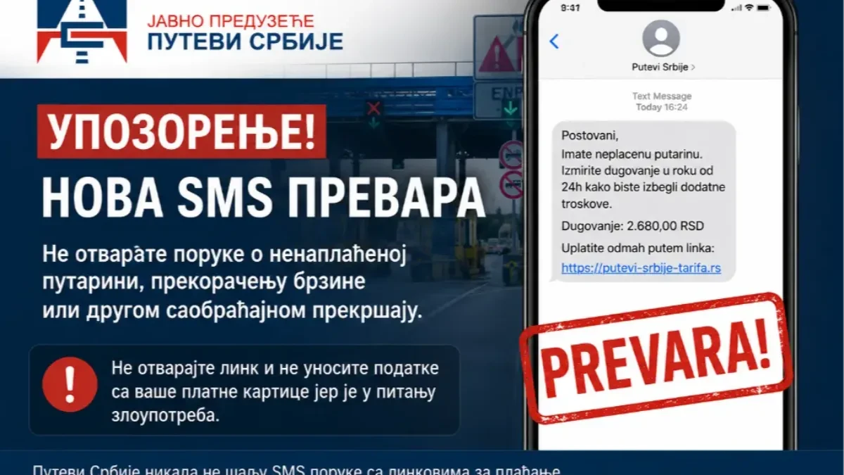 Nova SMS prevara hara Srbijom: Posle lažnih kazni i putarina, građani ostaju bez novca jednim klikom
