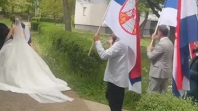 Srpkinja i Hrvat oduševili region: Svadba u Frankfurtu zapalila mreže, svi pričaju o jednom detalju!