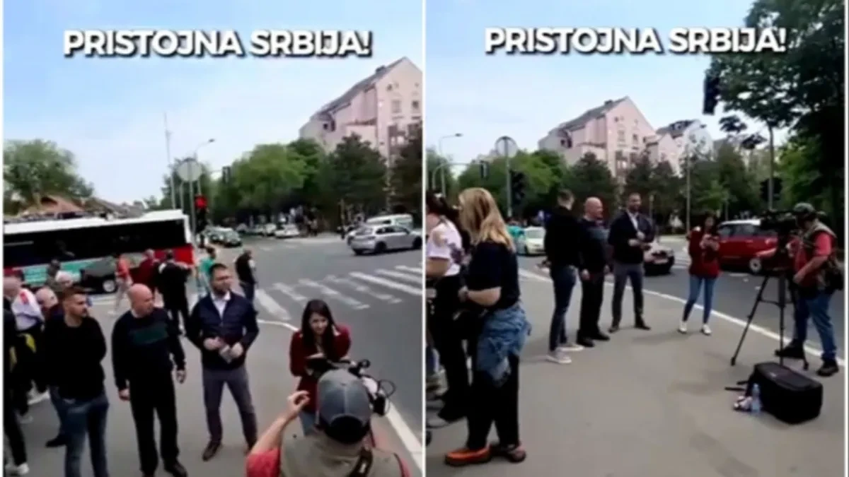 Ovo je pristojna Srbija! Dok blokaderi ruše i divljaju, građani koji vole svoju zemlju mirno stoje