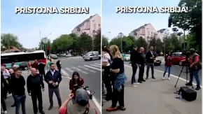 Ovo je pristojna Srbija! Dok blokaderi ruše i divljaju, građani koji vole svoju zemlju mirno stoje
