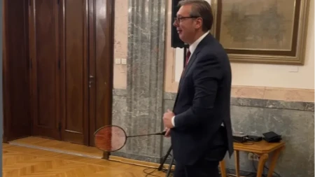 "Sve je zbog malog reketa!" Siniša Mali objavio kako je stvarno izgledao meč Vučića i Lin Dana (VIDEO)