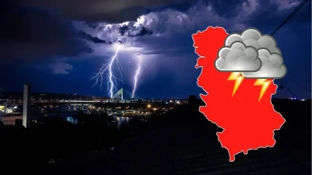 Nevreme samo što nije ljuljnulo: RHMZ najavio hitno upozorenje, prete grad, olujni udari vetra i jaka grmljavina