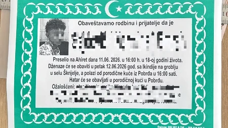 Danas sahrana tinejdžera koji se slučajno ubio puškom (FOTO)