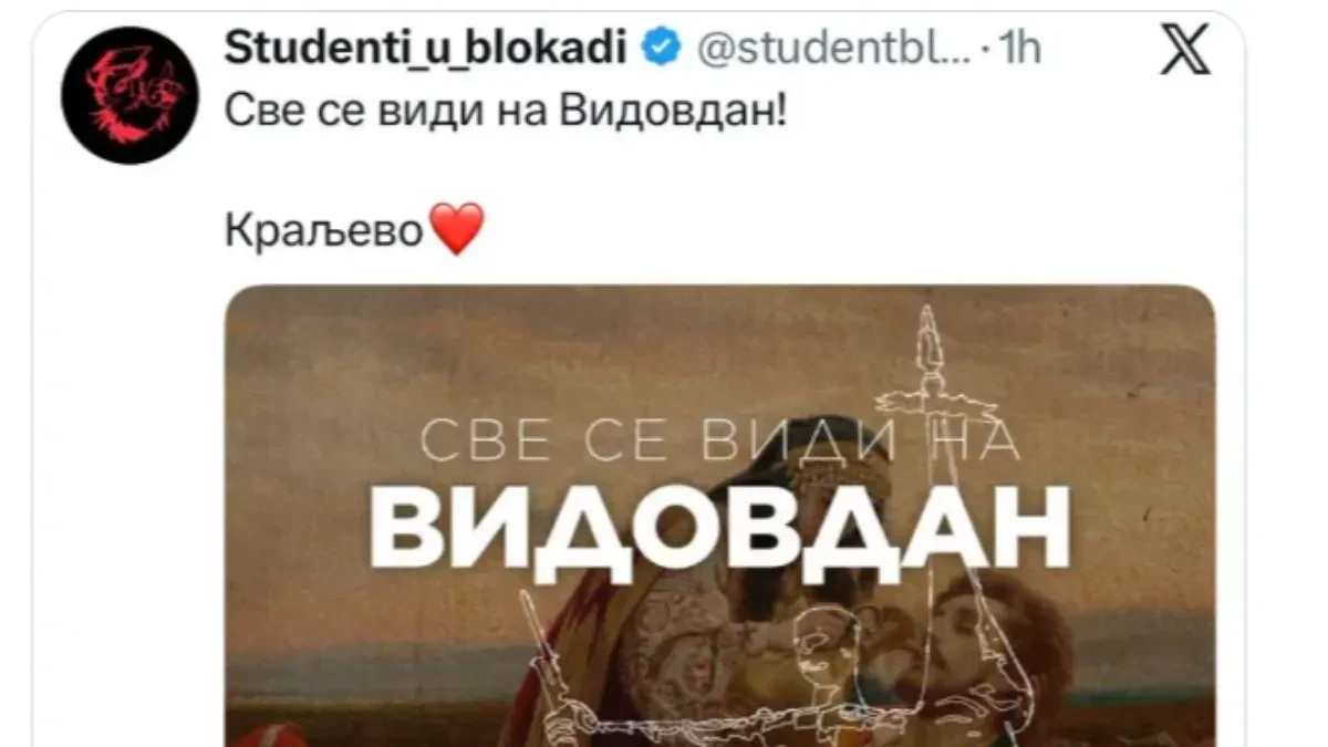 "Uništili ste sve!" Žestoke optužbe na račun blokadera zbog Vidovdana