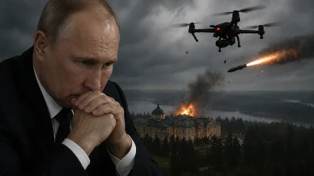 Bolne vesti za Putina! Vatra guta sve objekte, ukrajinski dron pogodio najvažnije rusko postrojenje