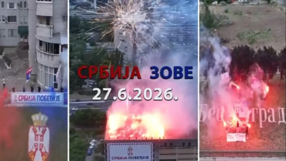 Beograd šalje jasnu poruku pred 27. jun: "Srbija pobeđuje“ osvanulo širom grada