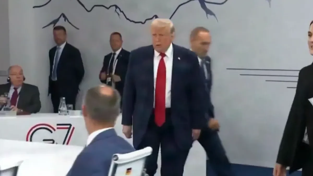 "Ja sam šef!" Tramp kasnio sat vremena na sednicu G7, pogledajte reakciju svetskih lidera (VIDEO)