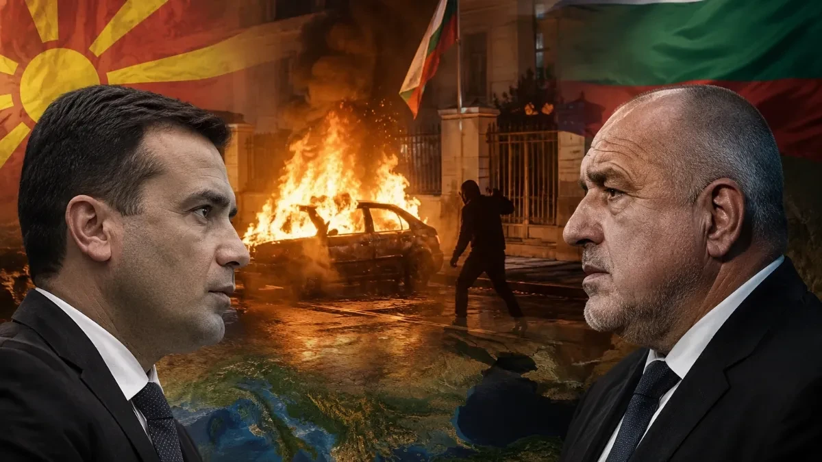 Ko gura Bugarsku i Severnu Makedoniju ka novoj krizi? Posle vatre ispred ambasade pojavile se ozbiljne sumnje