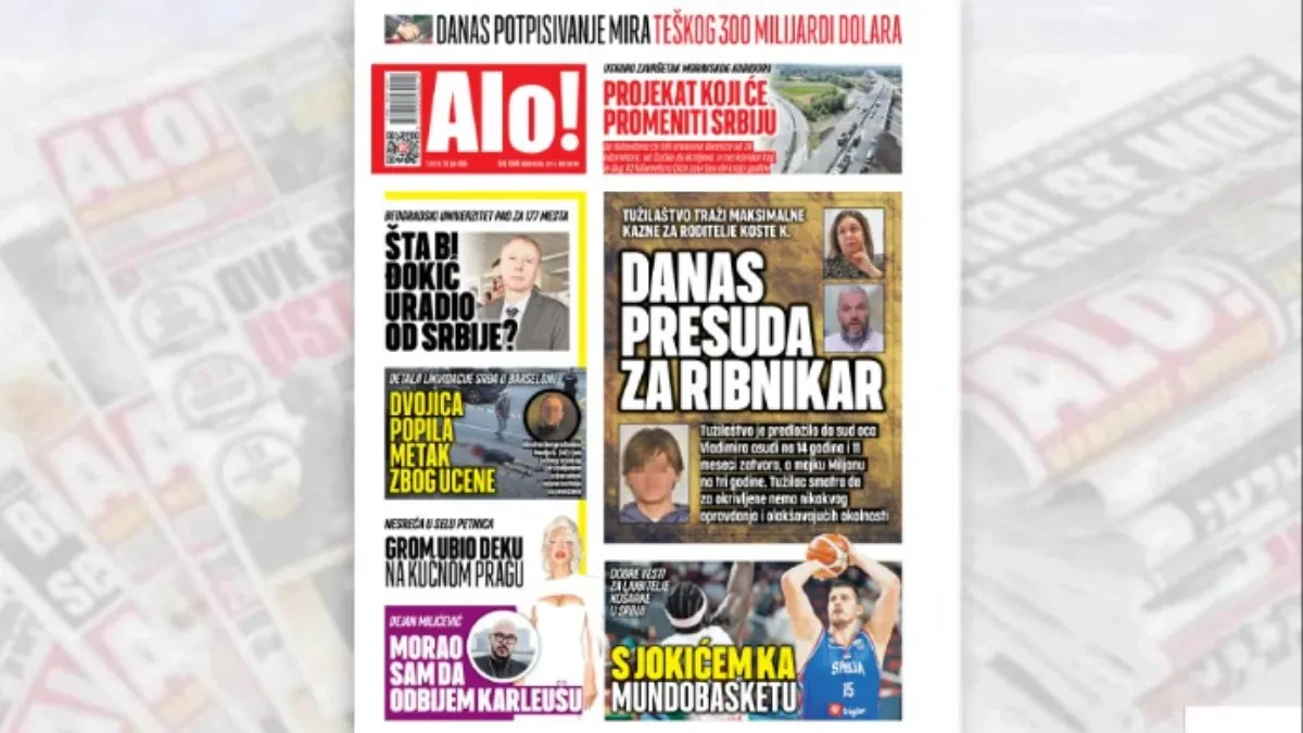 Presuda za Ribnikar! Tužilaštvo traži maksimalne kazne za roditelje Koste K. 