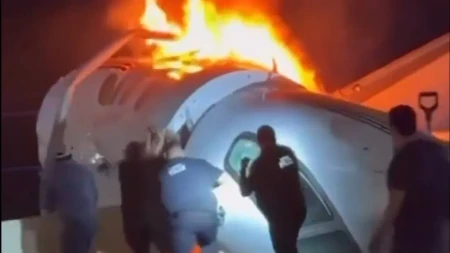 Pao avion i zapalio se, ima mrtvih: Jezivi snimci sa mesta nesreće u Teksasu
