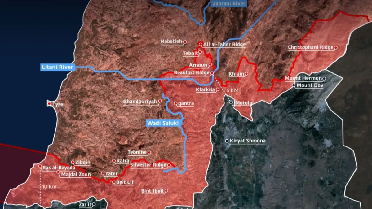Nema povlačenja, nastavljaju rat! IDF objavio novu mapu raspoređivanja u Libanu