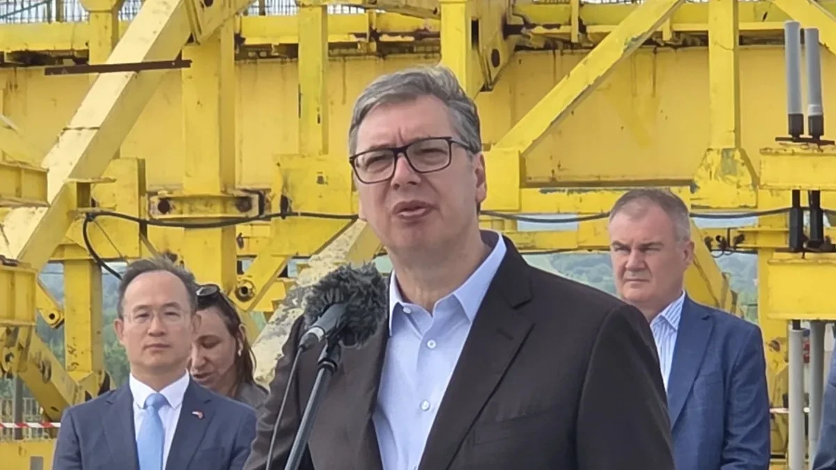 Vučić: Neki su se bunili da se gradi ovaj most, a pogledajte kako danas izgleda