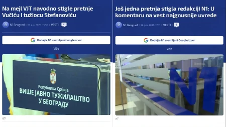 Ovako blokaderska N1 truje javnost! Kod koga stižu pretnje "navodno", a kod koga bez "navodno" (FOTO)
