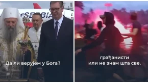 "Pojas Presvete Bogorodice je svetinja" Vučić objavio snimak, ima poruku za studente blokadere! (VIDEO)