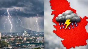 Grmljavinski haos stiže u Srbiju: Izdato upozorenje na oluje, grad i obilne pljuskove u više talasa
