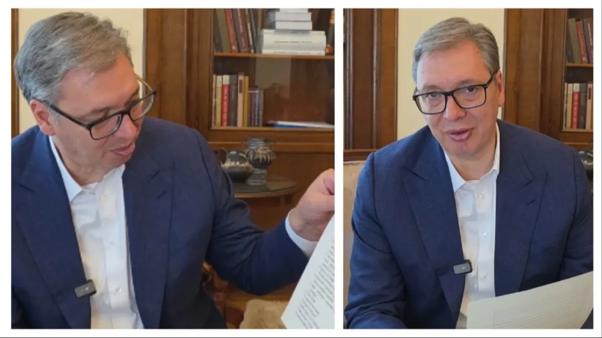 Oglasio se predsednik Vučić: Prvi "glasački listić"... pogledajte!
