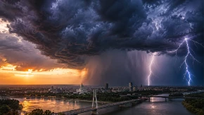 Najnestabilnija vazdušna masa od početka godine jurca ka Srbiji! I Beograd na udaru! 
