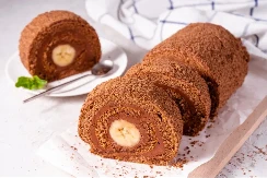 KAKAO ROLAT SA BANANAMA SMAŽE SE U MOMENTU A pravi se maltene sam