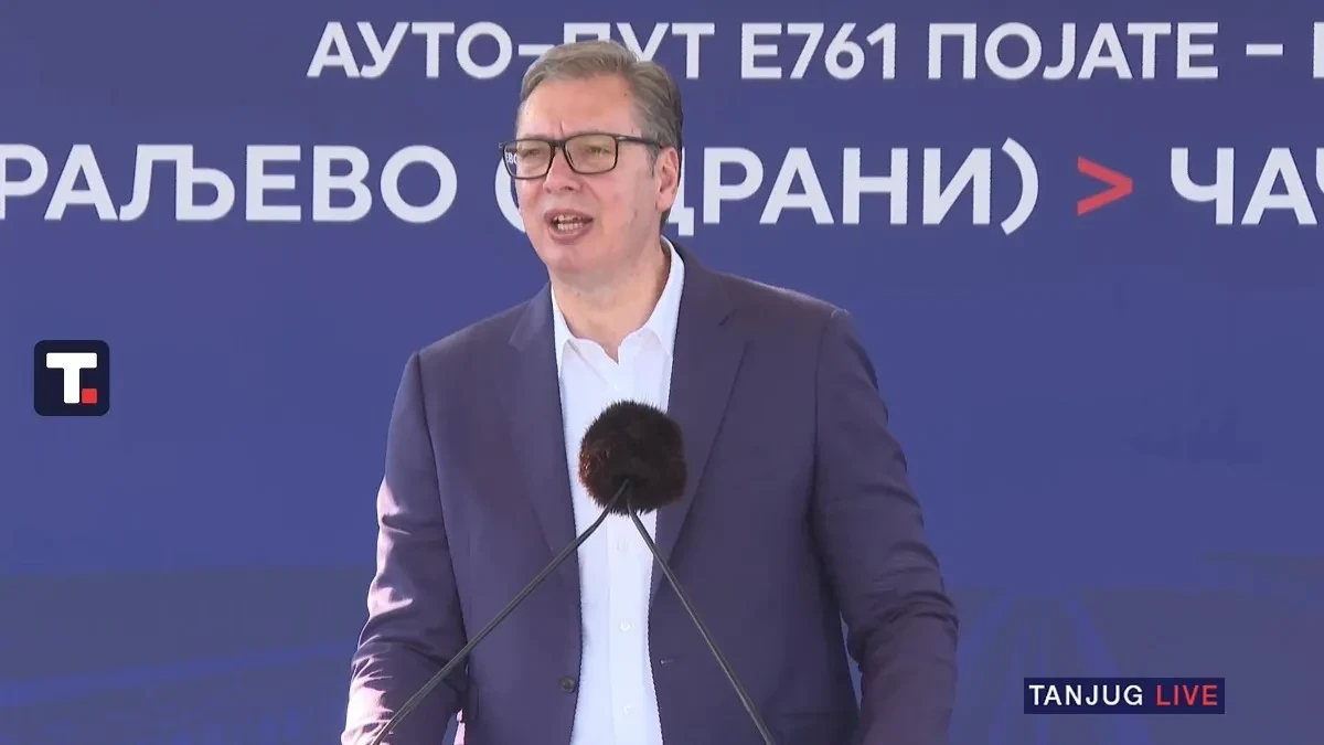 Istorijski dan za Srbiju! Vučić otvorio deonicu na Moravskom koridoru: Beograd-Kraljevo za sat i 15 minuta