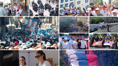 Veliki skup "Srbija jedna porodica": Građani stižu iz cele Srbije: Politika predsednika Vučića je jedina ispravna priča!