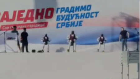 Roboti izašli na binu i zaigrali moravac! Generalna proba pred današnji spektakl "Srbija, jedna porodica"