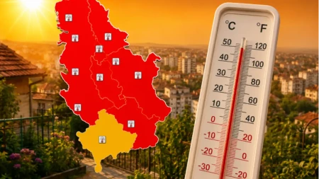 U ovom srpskom gradu je 50 stepeni! Iz sata u sat sve je gore!