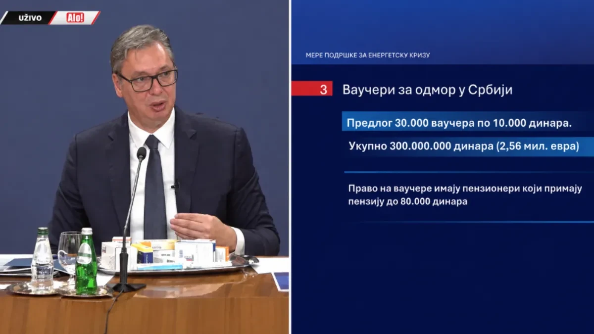 Stižu vaučeri od 10.000 dinara! Vučić objavio detalje