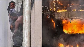 Ljudi visili sa prozora dok je plamen gutao zgradu! Poginula 21 osoba, jezive scene iz Nju Delhija (FOTO)