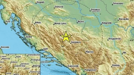 Jak zemljotres pogodio BiH!