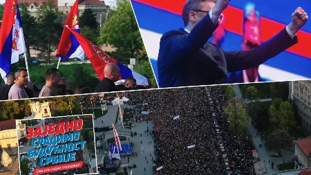 Pukli i priznali! Vučićev skup je bio veći! (VIDEO)
