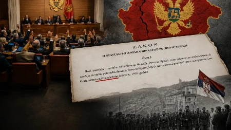 Ovo je bruka koju je Crna Gora izglasala! Pogledajte samo prvu tačku zakona - za njih je Srbija okupator!