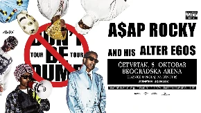 Počela prodaja ulaznica za koncert A$AP ROCKY-JA:  Svetska modna i muzička ikona nastupa 8. oktobra u Beogradskoj areni 