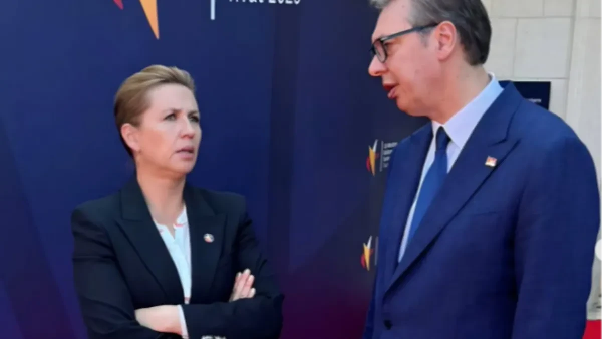 Vučić razgovarao sa danskom premijerkom u Tivtu: Poslao važnu poruku sa Samita