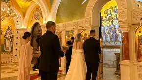 Sestra naše influenserke se venčala u Hramu Svetog Save: Pred Časnim pojasom Presvete Bogorodice izgovorila sudbonosno "da"